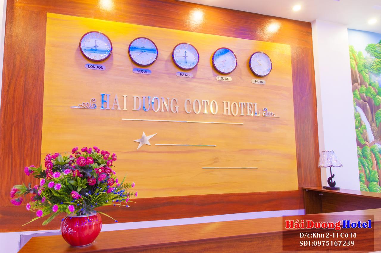 Hai Duong Hotel Co To Dao Co To Exteriör bild